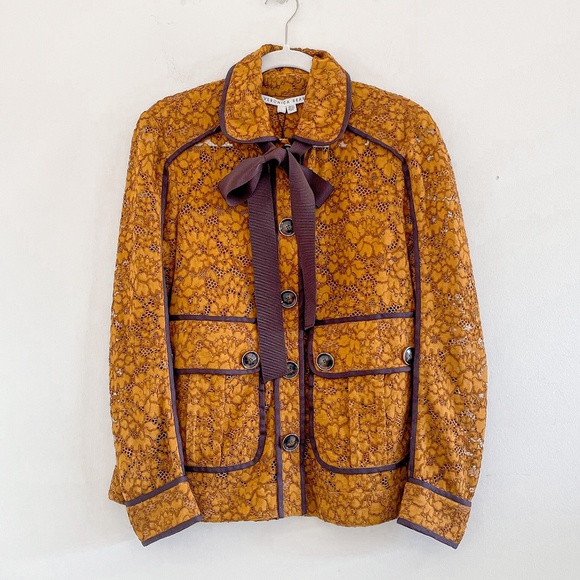 Veronica Beard Coppola Floral Lace Jacket 4 NWT - Picture 4 of 14